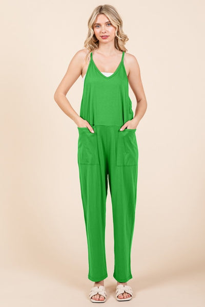 Culture Code Full Size Sleeveless Jumpsuit with Pockets Trendsi OMDEL.COM