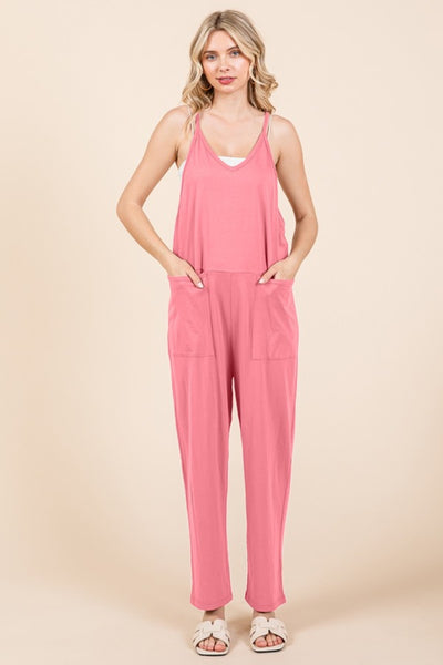 Culture Code Full Size Sleeveless Jumpsuit with Pockets Trendsi OMDEL.COM